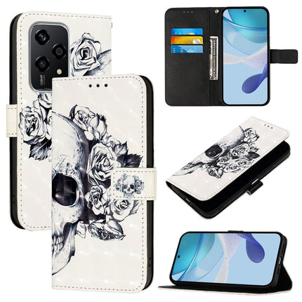 3D Painting Horizontal Flip Leather Phone Case, For Honor 200, For Honor Play 50, For Honor 200 Lite Global