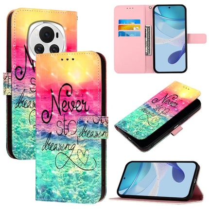 3D Painting Horizontal Flip Leather Phone Case, For Honor 90 Smart / X7b 4G / 5G Global, For Honor Magic6 Pro Global, For Honor Magic6 Global