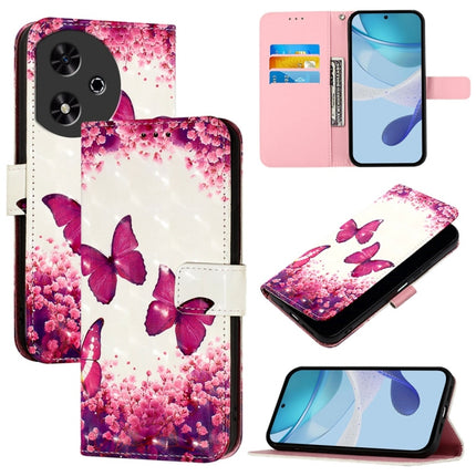 3D Painting Horizontal Flip Leather Phone Case, For Honor 200, For Honor Play 50, For Honor 200 Lite Global