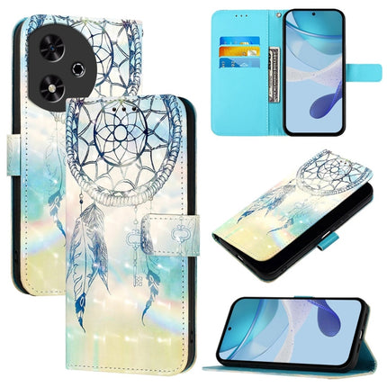 3D Painting Horizontal Flip Leather Phone Case, For Honor 200, For Honor Play 50, For Honor 200 Lite Global