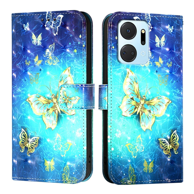 3D Painting Horizontal Flip Leather Phone Case, For Honor X7a / Play7T, For Honor Magic5 Pro, For Honor X40 / X9a / Magic5 Lite