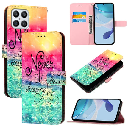 3D Painting Horizontal Flip Leather Phone Case, For Honor X8 4G / X30i / Play6T Pro, For Honor 60 SE, For Honor 60 Pro