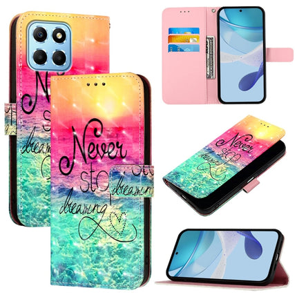 3D Painting Horizontal Flip Leather Phone Case, For Honor X8b Global, Honor X9b / Magic6 Lite Global, For Honor X8 5G / X8a / X6 / X6s Global