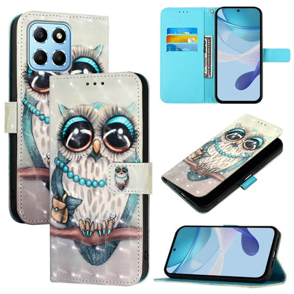 3D Painting Horizontal Flip Leather Phone Case, For Honor X8b Global, Honor X9b / Magic6 Lite Global, For Honor X8 5G / X8a / X6 / X6s Global