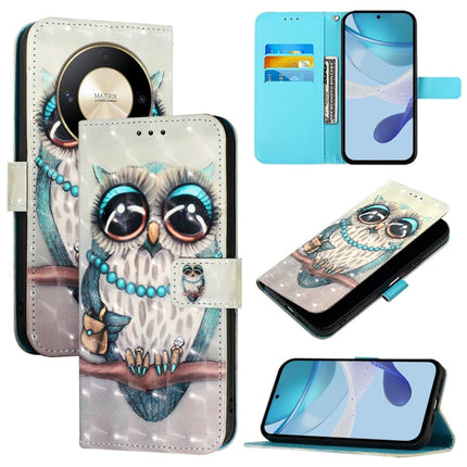 3D Painting Horizontal Flip Leather Phone Case, For Honor X8b Global, Honor X9b / Magic6 Lite Global, For Honor X8 5G / X8a / X6 / X6s Global