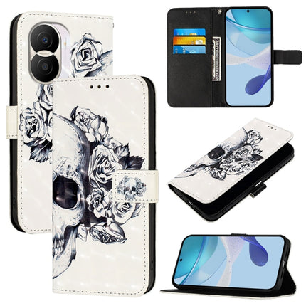 3D Painting Horizontal Flip Leather Phone Case, For Honor X40i, For Honor 70 Pro, For Honor 70