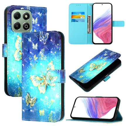 3D Painting Horizontal Flip Leather Phone Case, For Honor X9c 5G, For Honor 200 Smart 5G Global, For Honor X6b