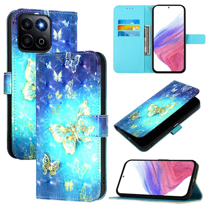 3D Painting Horizontal Flip Leather Phone Case, For Honor X9c 5G, For Honor 200 Smart 5G Global, For Honor X6b