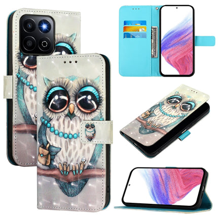 3D Painting Horizontal Flip Leather Phone Case, For Honor X9c 5G, For Honor 200 Smart 5G Global, For Honor X6b