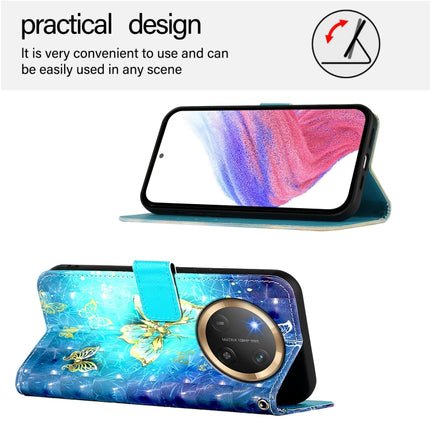 3D Painting Horizontal Flip Leather Phone Case, For Honor X9c 5G, For Honor 200 Smart 5G Global, For Honor X6b