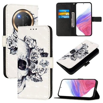 3D Painting Horizontal Flip Leather Phone Case, For Honor X9c 5G, For Honor 200 Smart 5G Global, For Honor X6b
