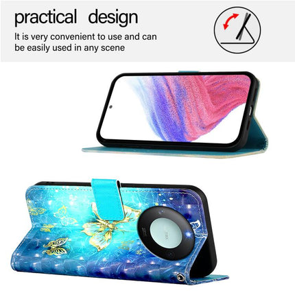 3D Painting Horizontal Flip Leather Phone Case, For Honor X9C Smart 5G, For Honor 300 Pro / 300 Ultra, For Honor 300