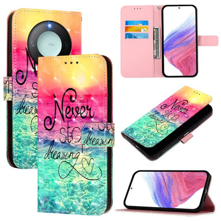 3D Painting Horizontal Flip Leather Phone Case, For Honor X9C Smart 5G, For Honor 300 Pro / 300 Ultra, For Honor 300