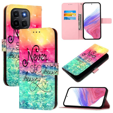 3D Painting Horizontal Flip Leather Phone Case, For Honor Magic8, For Honor X6c 4G, For Honor GT