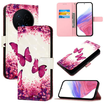 3D Painting Horizontal Flip Leather Phone Case, For Honor Magic8, For Honor X6c 4G, For Honor GT