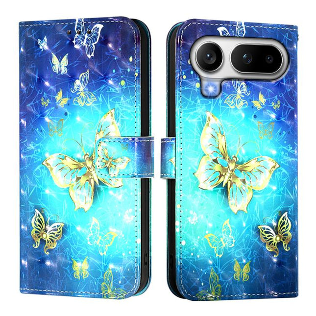 3D Painting Horizontal Flip Leather Phone Case, For Honor Magic8 Pro Air 5G, For Honor X8d 4G, For Honor Magic8 Pro