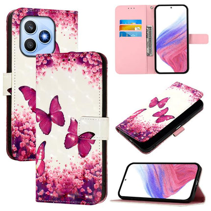 3D Painting Horizontal Flip Leather Phone Case, For Honor Magic8 Pro Air 5G, For Honor X8d 4G, For Honor Magic8 Pro