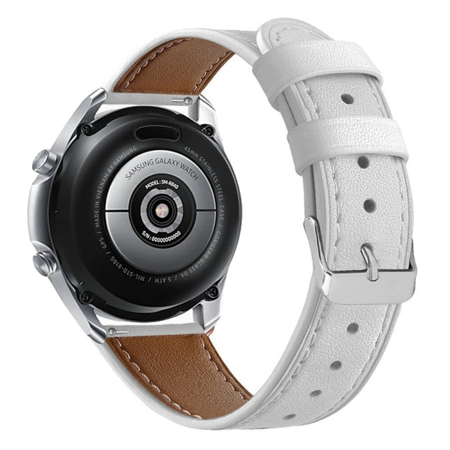 For Galaxy Watch 3 Leather Replacement Strap Watchband, For Galaxy Watch 3 41mm