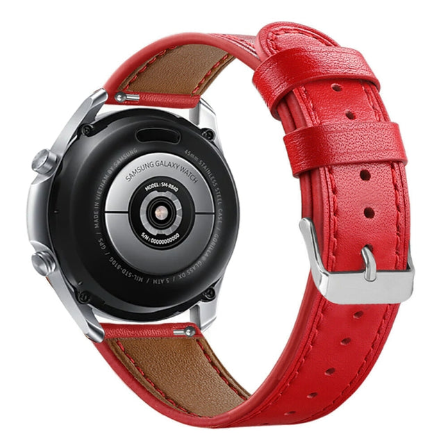 For Galaxy Watch 3 Leather Replacement Strap Watchband, For Galaxy Watch 3 41mm