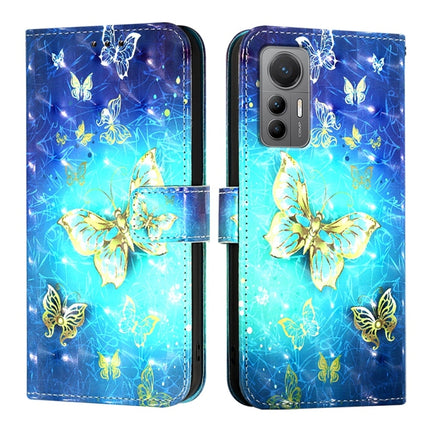 3D Painting Horizontal Flip Leather Phone Case, For Xiaomi 12 Lite, For Xiaomi Civi 1S, For Xiaomi Poco X3 GT