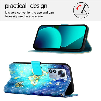 3D Painting Horizontal Flip Leather Phone Case, For Xiaomi 12 Pro / 12S Pro, For Xiaomi 12 / 12X / 12S, For Xiaomi Poco X4 NFC