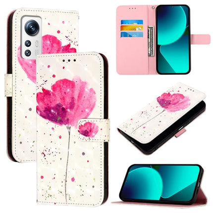 3D Painting Horizontal Flip Leather Phone Case, For Xiaomi 12 Pro / 12S Pro, For Xiaomi 12 / 12X / 12S, For Xiaomi Poco X4 NFC