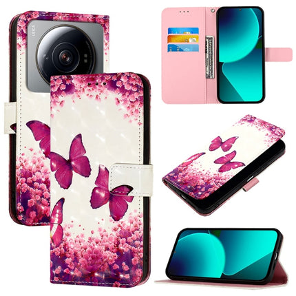 3D Painting Horizontal Flip Leather Phone Case, For Xiaomi 13 Pro, For Xiaomi 13, For Xiaomi 12S Ultra
