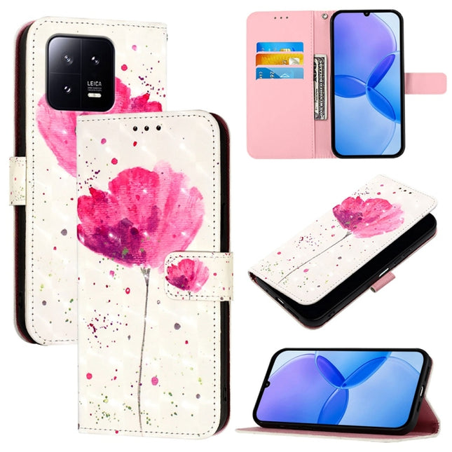 3D Painting Horizontal Flip Leather Phone Case, For Xiaomi 13 Pro, For Xiaomi 13, For Xiaomi 12S Ultra