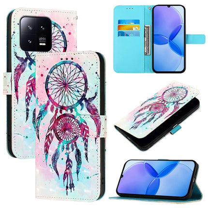 3D Painting Horizontal Flip Leather Phone Case, For Xiaomi 13 Pro, For Xiaomi 13, For Xiaomi 12S Ultra