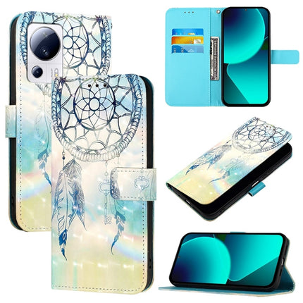 3D Painting Horizontal Flip Leather Phone Case, For Xiaomi 13 Ultra, For Xiaomi Civi 3, For Xiaomi 13 Lite / Civi 2