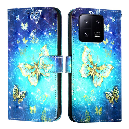 3D Painting Horizontal Flip Leather Phone Case, For Xiaomi 13 Pro, For Xiaomi 13, For Xiaomi 12S Ultra