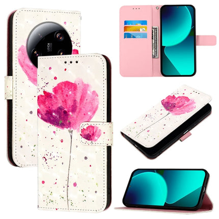 3D Painting Horizontal Flip Leather Phone Case, For Xiaomi 13 Ultra, For Xiaomi Civi 3, For Xiaomi 13 Lite / Civi 2