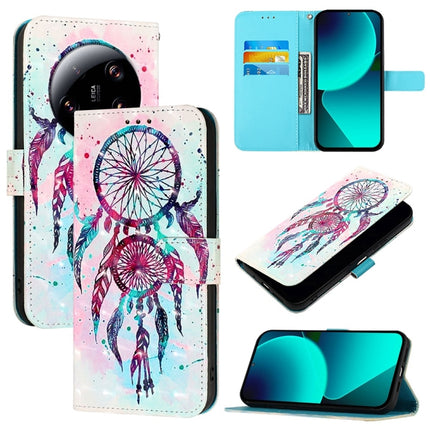 3D Painting Horizontal Flip Leather Phone Case, For Xiaomi 13 Ultra, For Xiaomi Civi 3, For Xiaomi 13 Lite / Civi 2