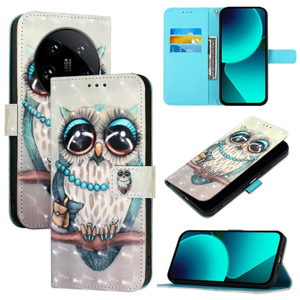 3D Painting Horizontal Flip Leather Phone Case, For Xiaomi Poco F6 5G, For Xiaomi Poco X6 Neo Global, For Xiaomi 14 Ultra