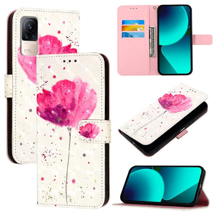 3D Painting Horizontal Flip Leather Phone Case, For Xiaomi 12 Lite, For Xiaomi Civi 1S, For Xiaomi Poco X3 GT