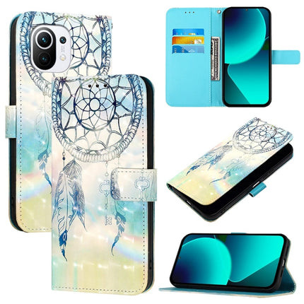 3D Painting Horizontal Flip Leather Phone Case, For Xiaomi Mi 11 Ultra, For Xiaomi Mi 11, For Xiaomi Mi 10T 5G / Mi 10T Pro 5G
