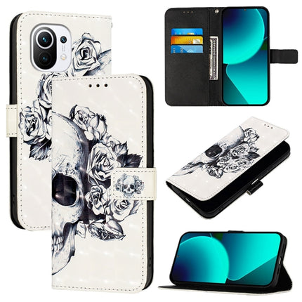 3D Painting Horizontal Flip Leather Phone Case, For Xiaomi Mi 11 Ultra, For Xiaomi Mi 11, For Xiaomi Mi 10T 5G / Mi 10T Pro 5G