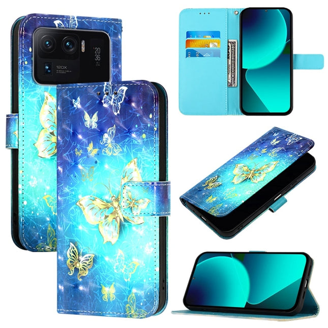 3D Painting Horizontal Flip Leather Phone Case, For Xiaomi Mi 11 Ultra, For Xiaomi Mi 11, For Xiaomi Mi 10T 5G / Mi 10T Pro 5G
