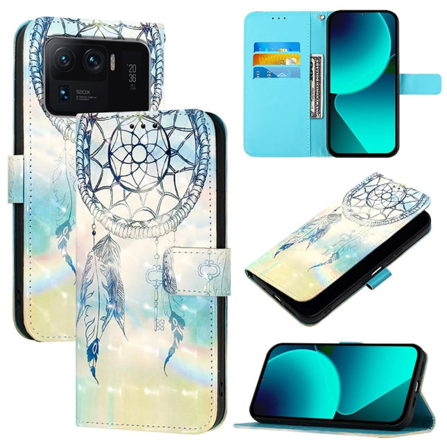 3D Painting Horizontal Flip Leather Phone Case, For Xiaomi Mi 11 Ultra, For Xiaomi Mi 11, For Xiaomi Mi 10T 5G / Mi 10T Pro 5G