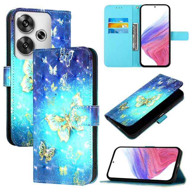3D Painting Horizontal Flip Leather Phone Case, For Xiaomi Poco F6 5G, For Xiaomi Poco X6 Neo Global, For Xiaomi 14 Ultra
