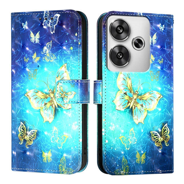 3D Painting Horizontal Flip Leather Phone Case, For Xiaomi Poco F6 5G, For Xiaomi Poco X6 Neo Global, For Xiaomi 14 Ultra