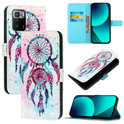 3D Painting Horizontal Flip Leather Phone Case, For Xiaomi 12 Lite, For Xiaomi Civi 1S, For Xiaomi Poco X3 GT