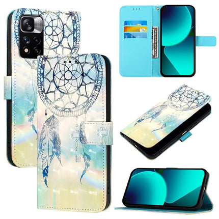 3D Painting Horizontal Flip Leather Phone Case, For Xiaomi 12 Pro / 12S Pro, For Xiaomi 12 / 12X / 12S, For Xiaomi Poco X4 NFC