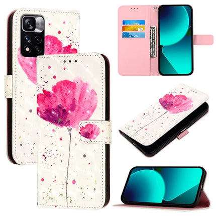 3D Painting Horizontal Flip Leather Phone Case, For Xiaomi 12 Pro / 12S Pro, For Xiaomi 12 / 12X / 12S, For Xiaomi Poco X4 NFC