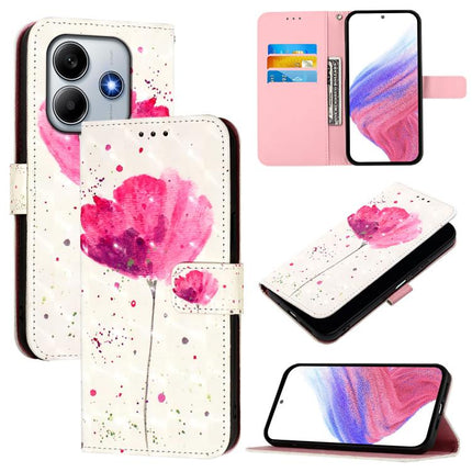 3D Painting Horizontal Flip Leather Phone Case, For Xiaomi Poco M7 Pro 5G, For Xiaomi 14T Pro, For Xiaomi 14T