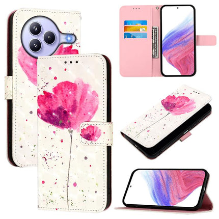 3D Painting Horizontal Flip Leather Phone Case, For Xiaomi 15T Pro, For Xiaomi 15T, For Xiaomi Civi 5 Pro
