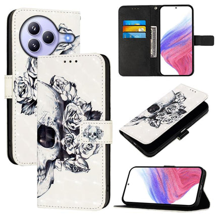 3D Painting Horizontal Flip Leather Phone Case, For Xiaomi 15T Pro, For Xiaomi 15T, For Xiaomi Civi 5 Pro