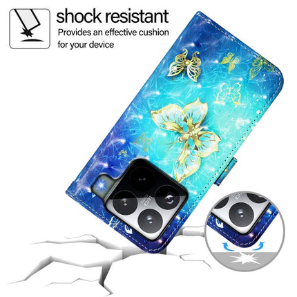 3D Painting Horizontal Flip Leather Phone Case, For Xiaomi 15S Pro, For Xiaomi Poco X7 5G, For Xiaomi Poco X7 Pro 5G
