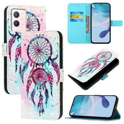 3D Painting Horizontal Flip Leather Phone Case, For vivo Y77 5G Global, For vivo S10e 5G / V23e 4G / 5G / Y75 4G, For vivo Y33s 4G Global / Y21 / Y21s / Y21t