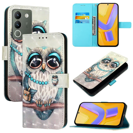 3D Painting Horizontal Flip Leather Phone Case, For vivo Y100 5G IDN / Y200e 5G Global, For vivo V30 5G Global / V30 Pro 5G Global, For vivo V29e / Y200 / V30 Lite 5G Global